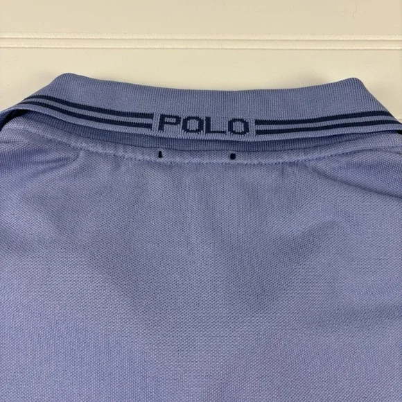 Polo Golf Ralph Lauren Performance Polo‎ Shirt Men's XL Blue Pima Cotton - Picture 2 of 9